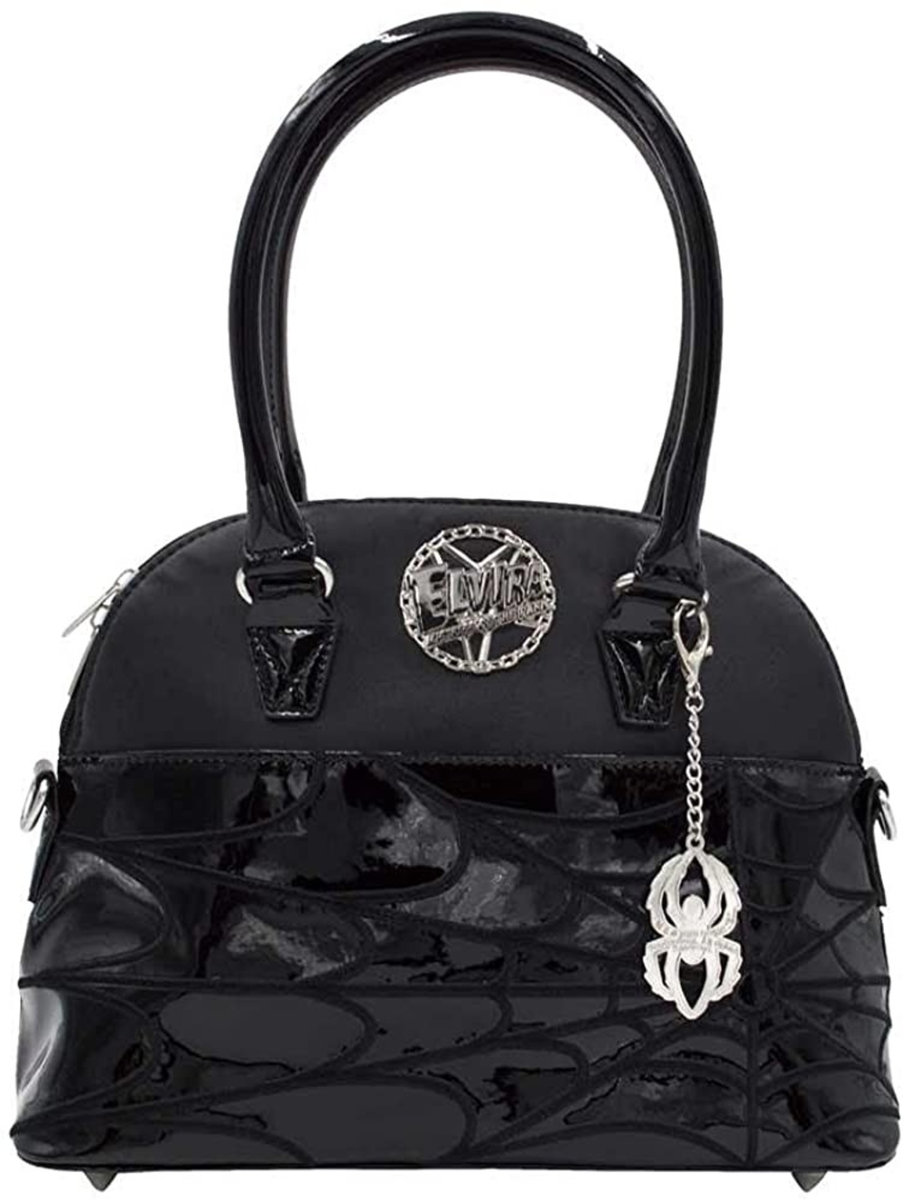 kreepsville 666 Elvira Women's Spiderweb Handbag Macabre Mobile Black Collection
